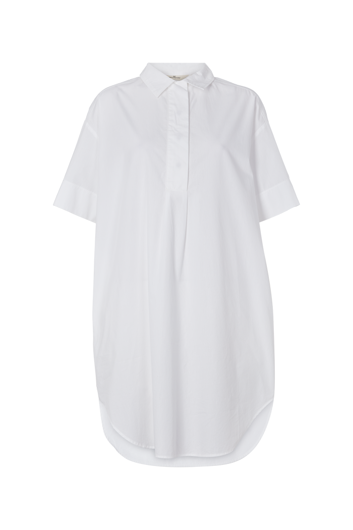 Basic Apparel Vilde Tunique GOTS Kjoler 423 Bright White
